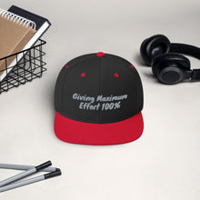 Load image into Gallery viewer, Snapback "Maximum Effort" Hat - gray