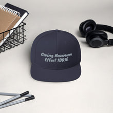 Load image into Gallery viewer, Snapback "Maximum Effort" Hat - gray