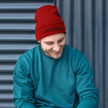 Load image into Gallery viewer, Embroidered "The Body Achieves" Beanie - other colors