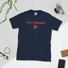 Load image into Gallery viewer, Short-Sleeve Unisex "Love Yourself" Tee - other colors