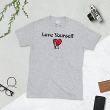 Load image into Gallery viewer, Short-Sleeve "Love Yourself" Unisex Tee