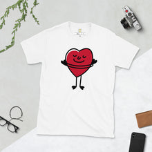 Load image into Gallery viewer, Short-Sleeve Unisex "Heart" Tee