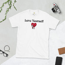 Load image into Gallery viewer, Short-Sleeve "Love Yourself" Unisex Tee