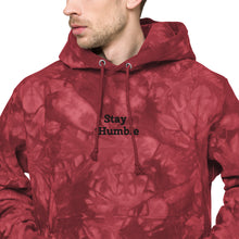 Load image into Gallery viewer, Unisex Champion "Stay Humble" tie-dye hoodie
