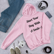 Load image into Gallery viewer, Unisex "Smile" Hoodie - light colors