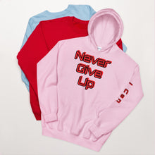 Load image into Gallery viewer, Unisex "Never Give Up" Hoodie