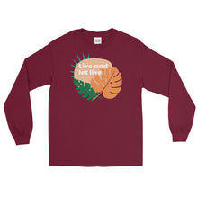 Load image into Gallery viewer, Men’s Long Sleeve &quot;Let Live&quot; Shirt
