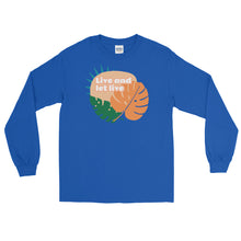 Load image into Gallery viewer, Men’s Long Sleeve &quot;Let Live&quot; Shirt
