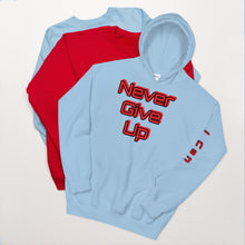 Load image into Gallery viewer, Unisex &quot;Never Give Up&quot; Hoodie
